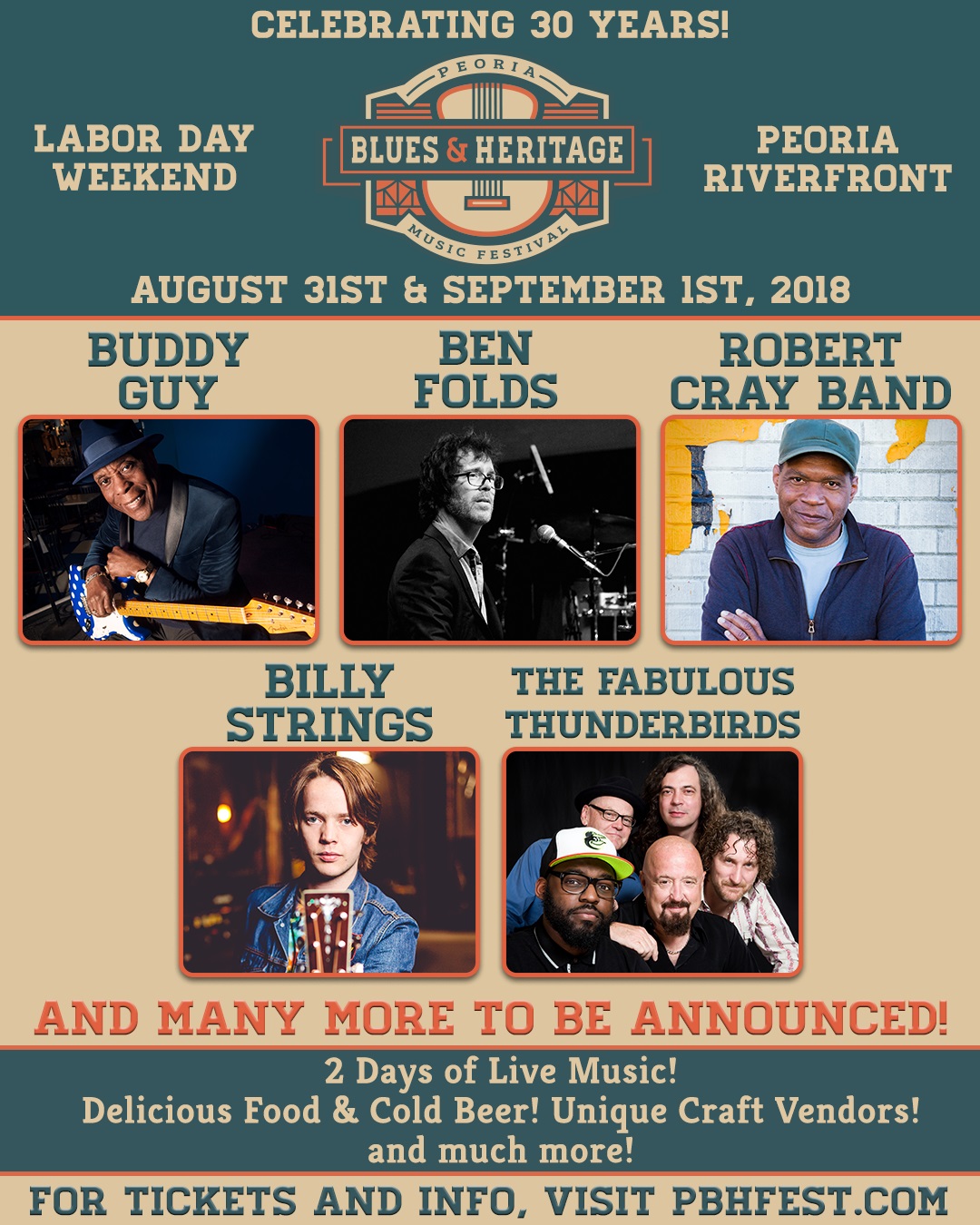Peoria Blues 2018 Initial Poster