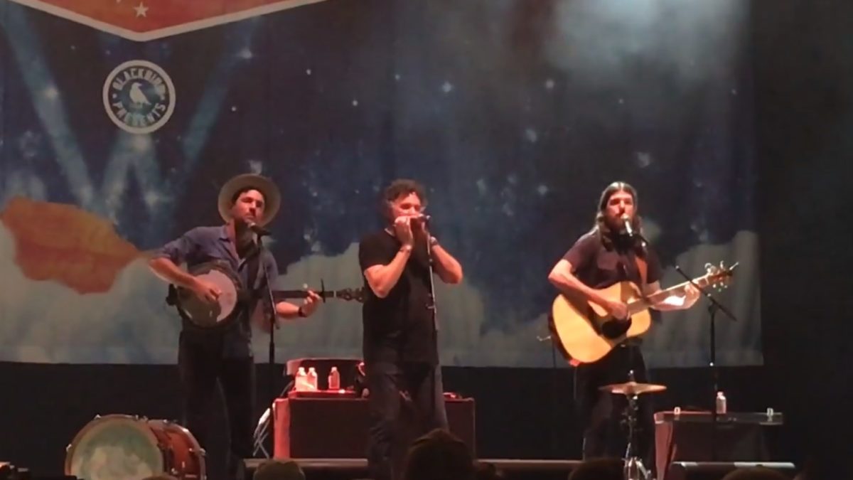Mickey Raphael Guests With The Avett Brothers In Charlotte