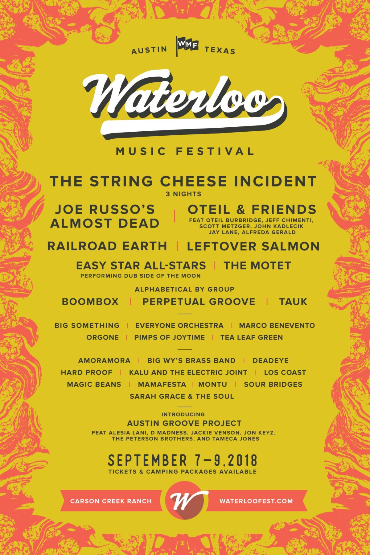 Waterloo Final Lineup