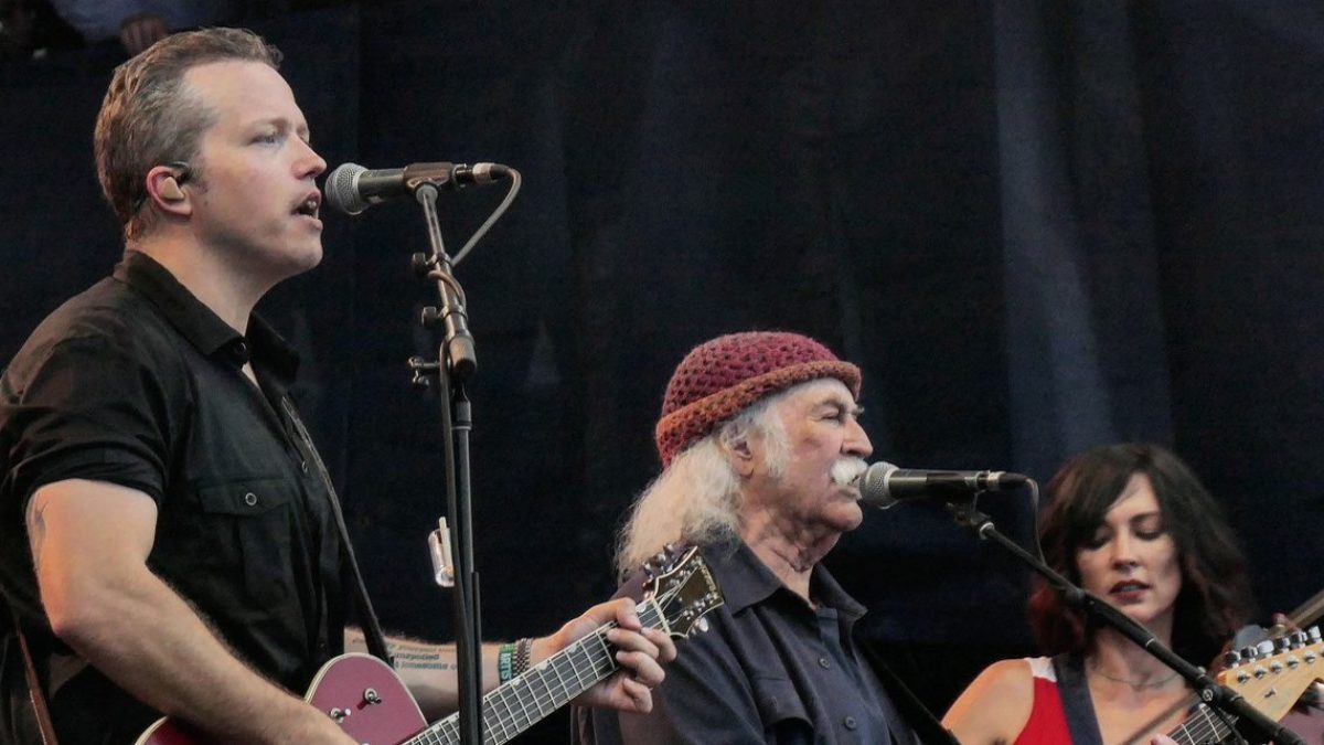 Jason Isbell & The 400 Unit Welcome David Crosby At Newport Folk Festival