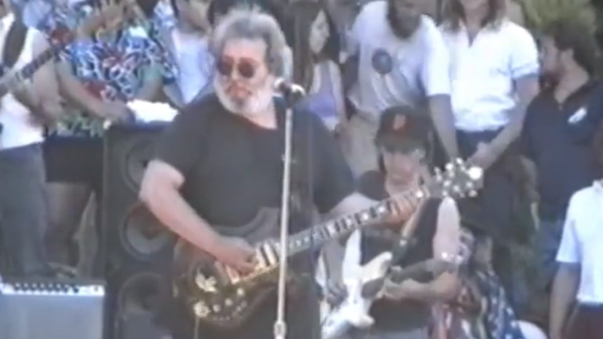 Jerry Garcia Joins Zero At Golden Gate Park In 1988