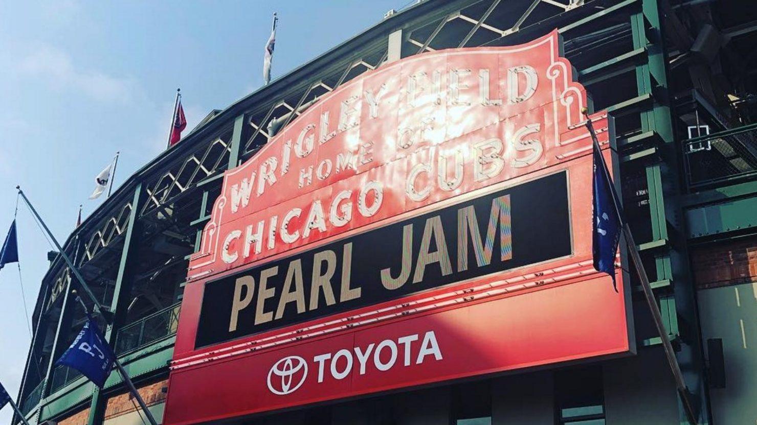 Pearl Jam Debuts ‘Ten’ Outtake & Welcomes Danny Clinch At Wrigley Field