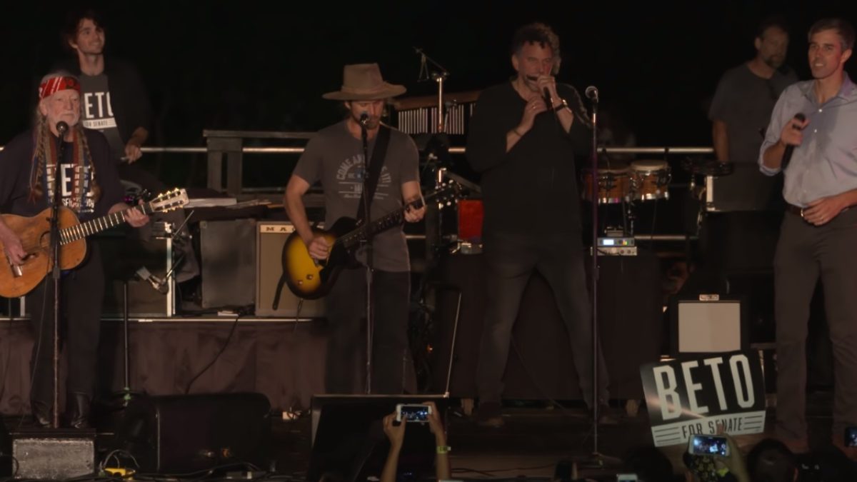 Willie Nelson Debuts New Song & Welcomes Beto O’Rourke In Austin