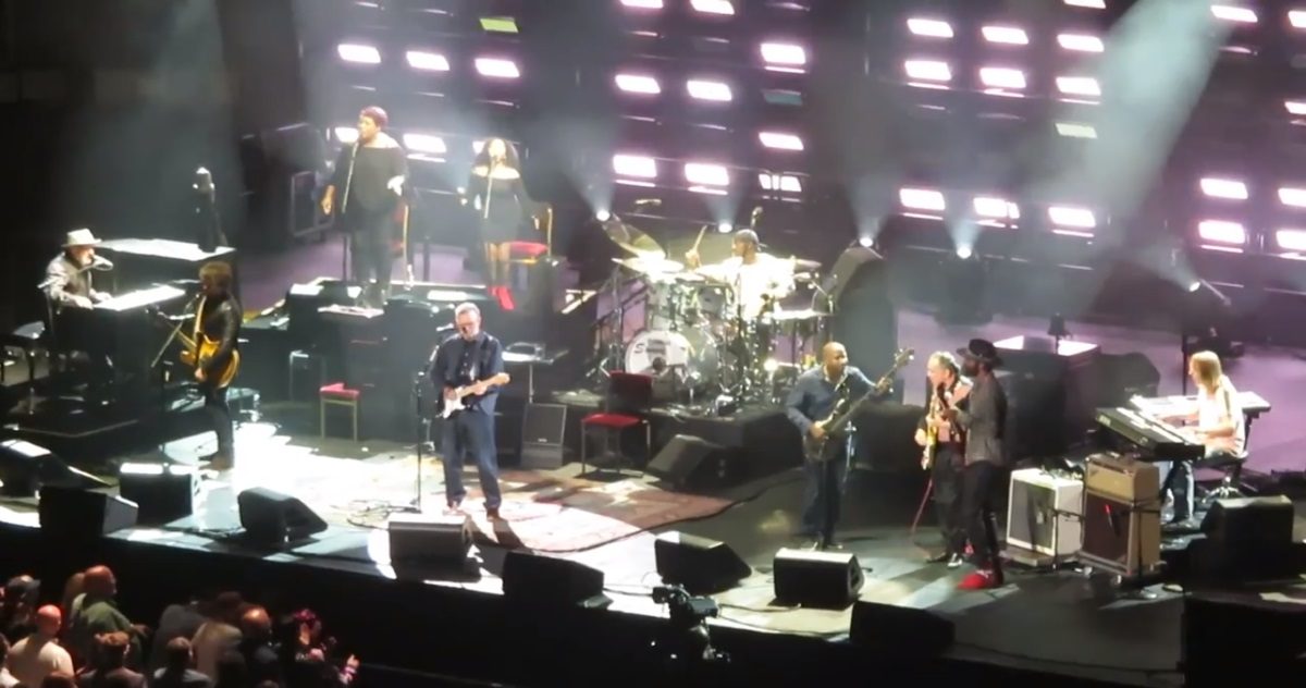 Eric Clapton Welcomes Gary Clark Jr Jimmie Vaughan At Madison Advertisement