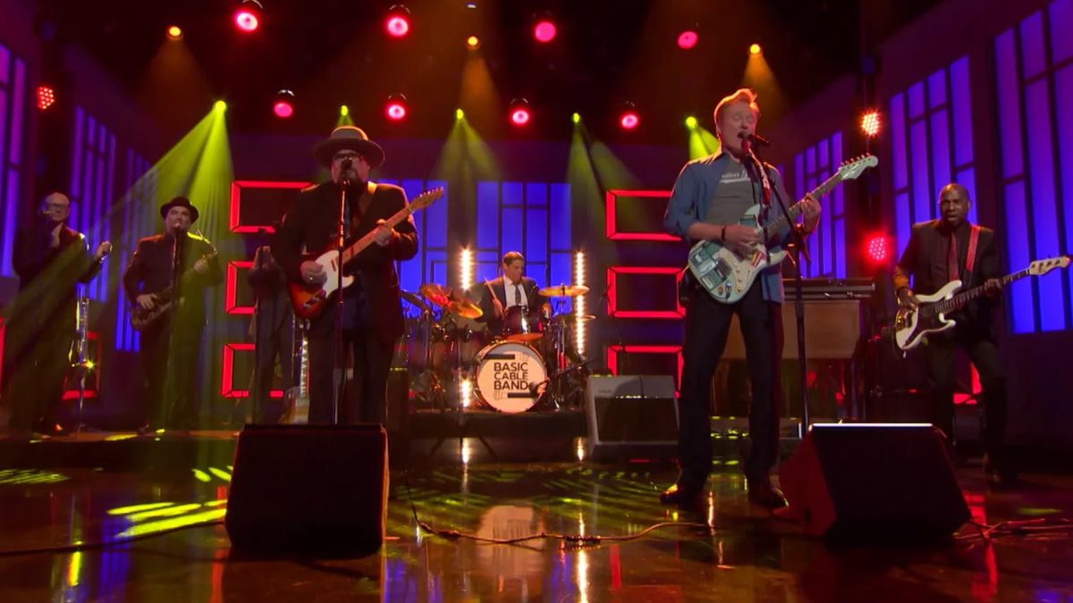 Conan O’Brien Joins The Basic Cable Band On Their Final ‘Conan’ Episode