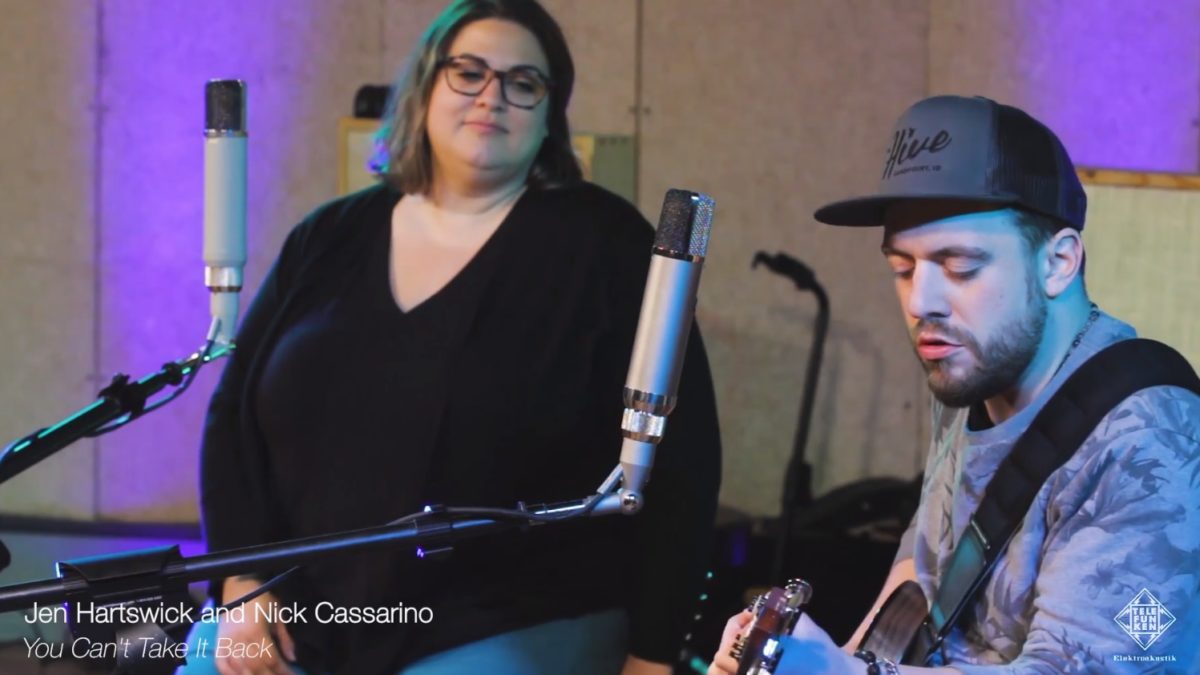 Jennifer Hartswick & Nick Cassarino Perform ‘You Can’t Take It Back’ For TELEFUNKEN