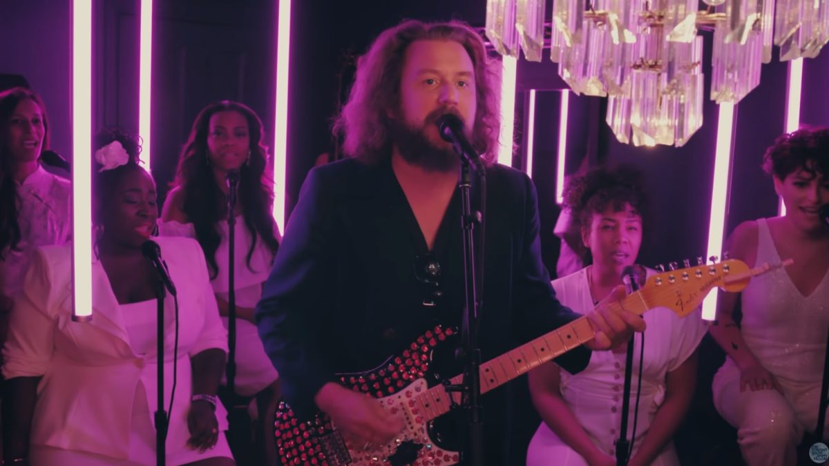 Jim James Covers Sly & The Family Stone For 'The Tonight Show'