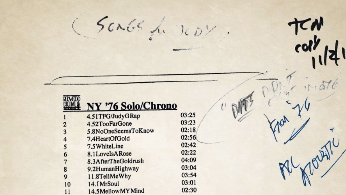 Neil Young Announces ‘Songs For Judy’ Live Album & Shares ‘Campaigner’ Single