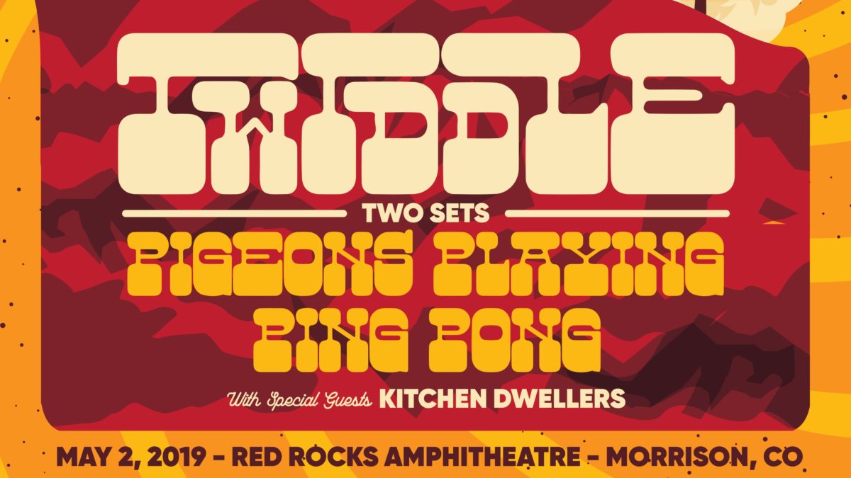 Twiddle & Pigeons Playing Ping Pong Announce 2019 Red Rocks Show