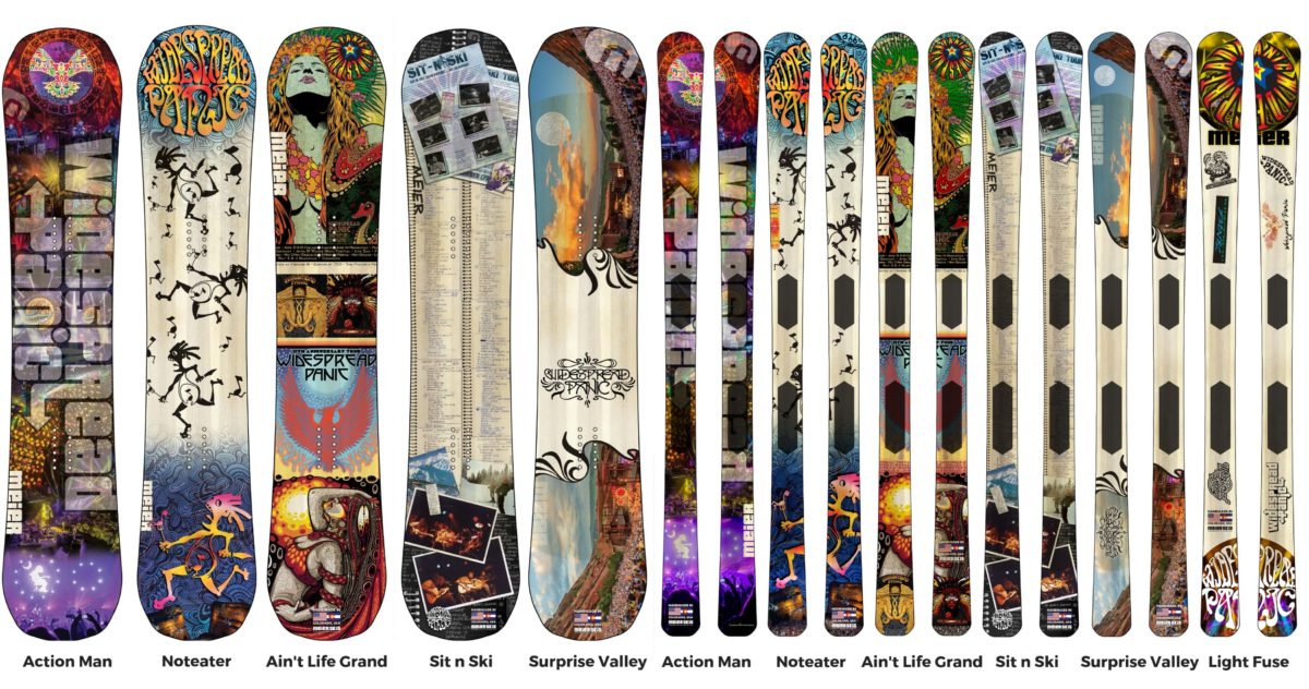 Widespread Panic Meier Skis Snowboards