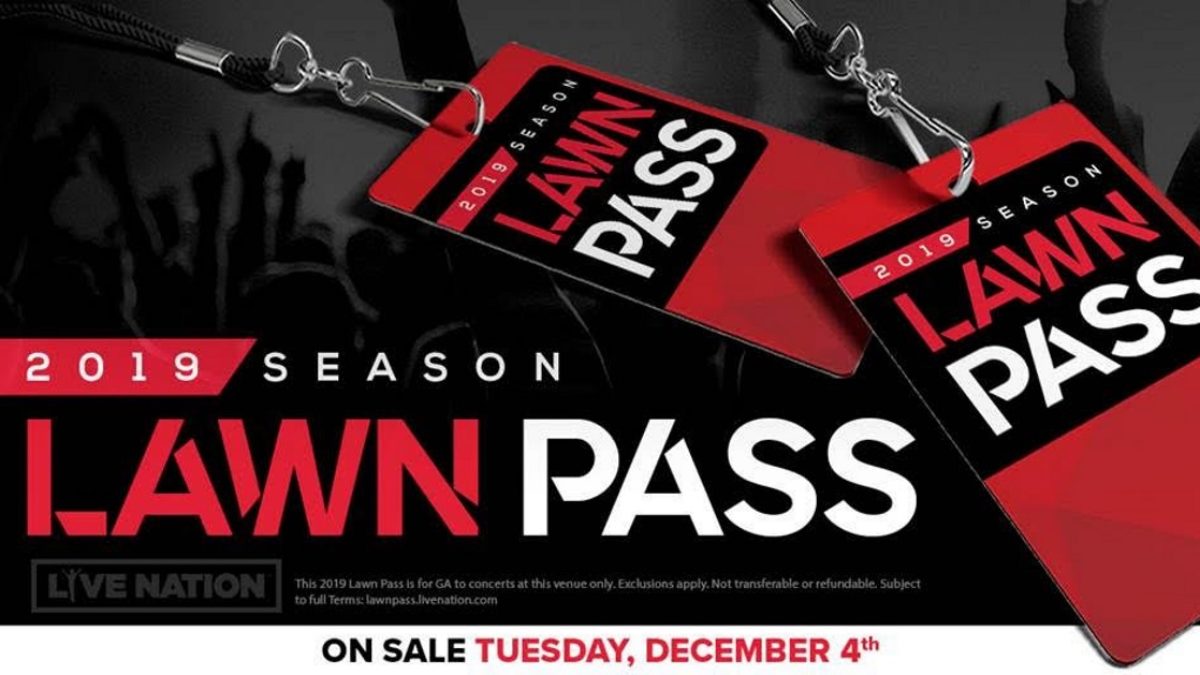 Live Nation Announces 2019 Lawn Pass For Unlimited Admission To 29 Amphitheaters
