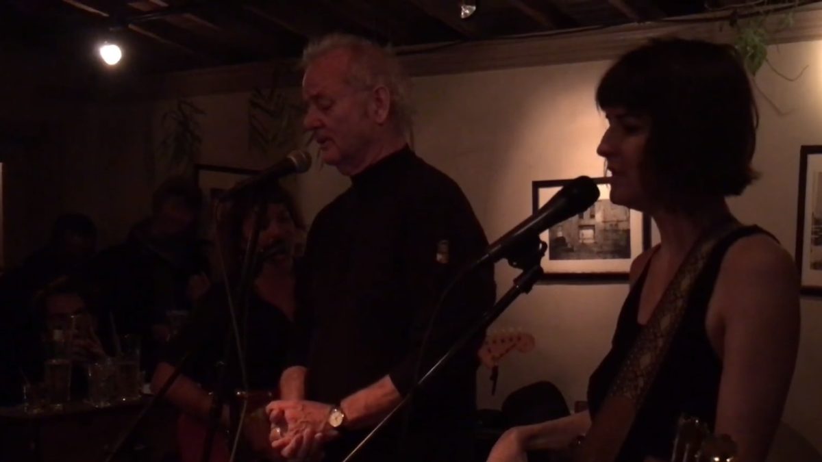 Bill Murray Sings 'Blue Christmas' With Puss N’ Boots In Brooklyn