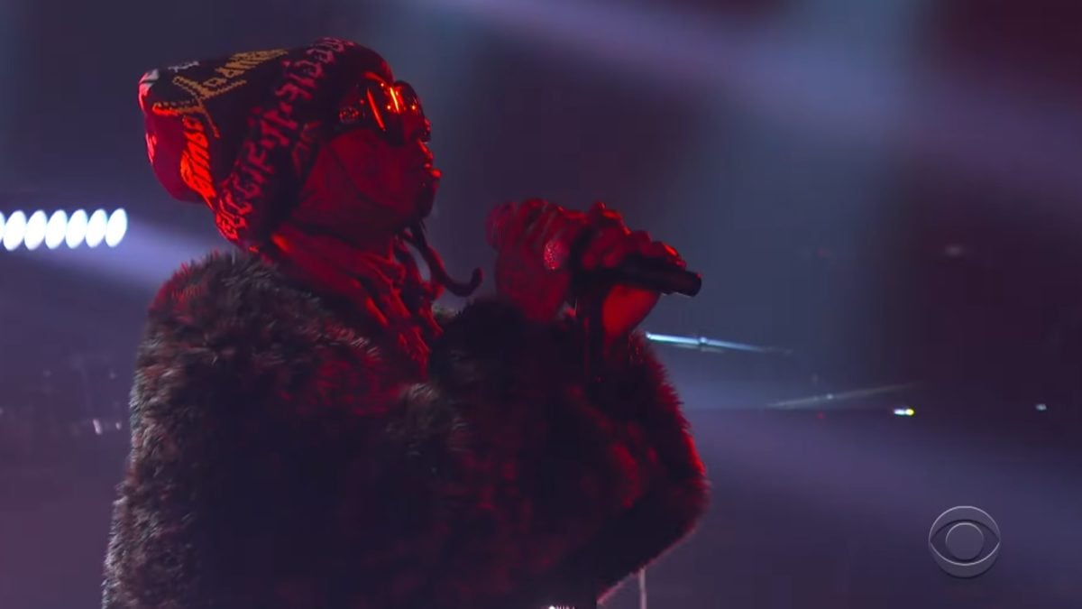Lil Wayne Performs 'Don't Cry' On ‘The Late Show With Stephen Colbert’