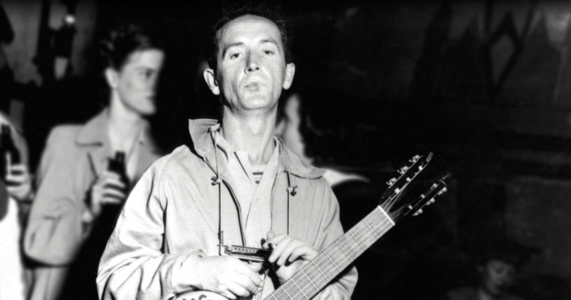 Woody and arlo guthrie image