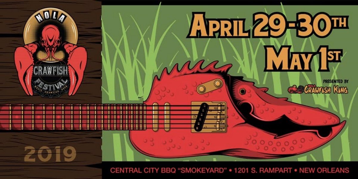 NOLA Crawfish Festival 2019 Logo