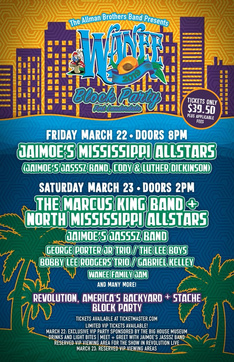 Wanee Block Party Lineup