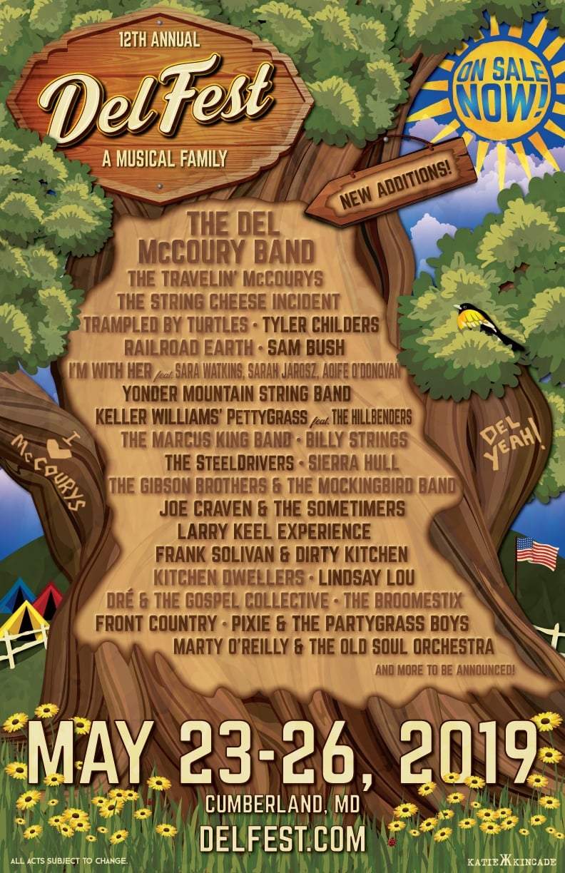 Delfest 2019 Lineup Round 2
