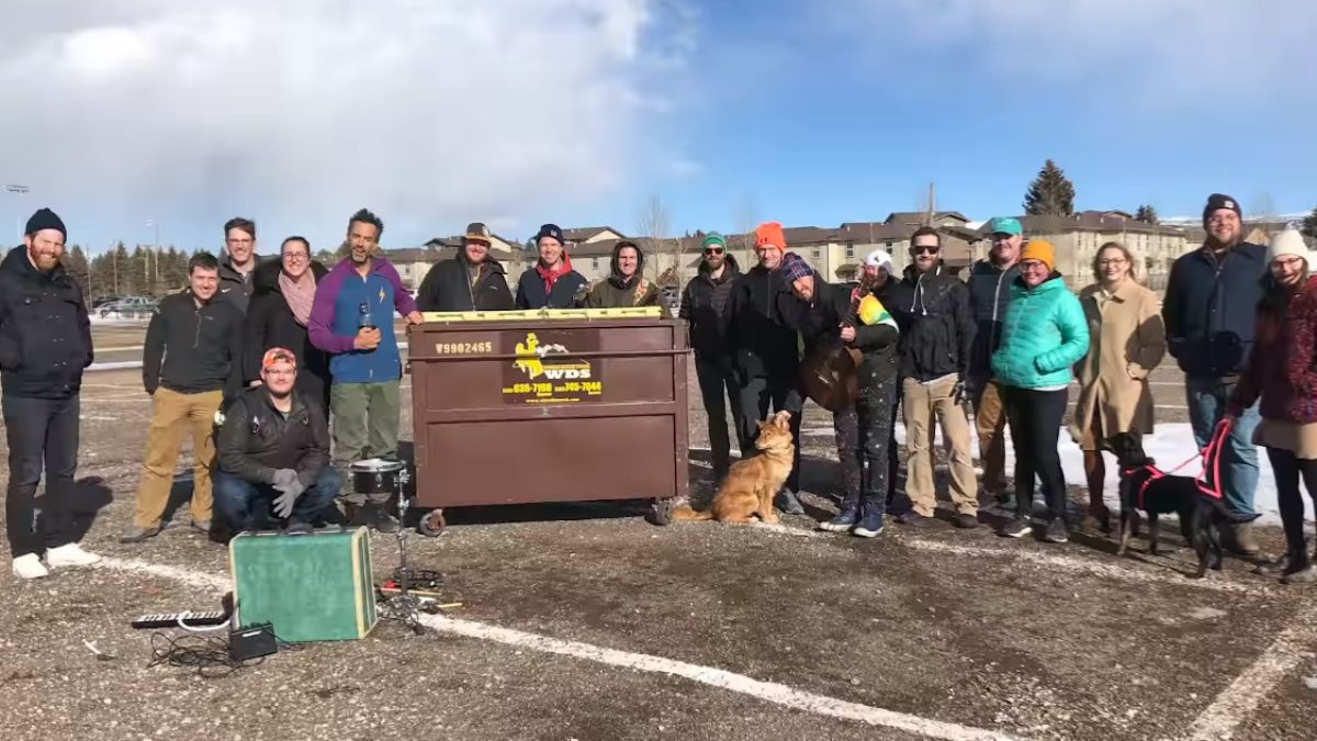 Guster Plays Surprise Dumpster Set In Wyoming