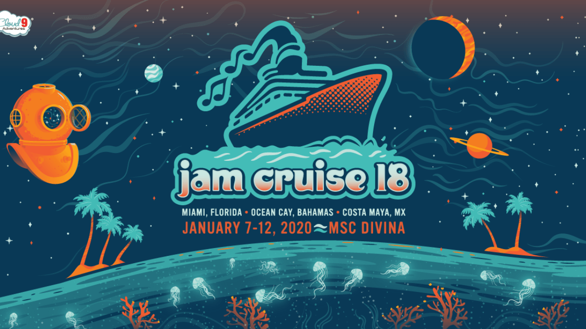 Jam Cruise 18 2020 Lineup Jan 7 11, 2020
