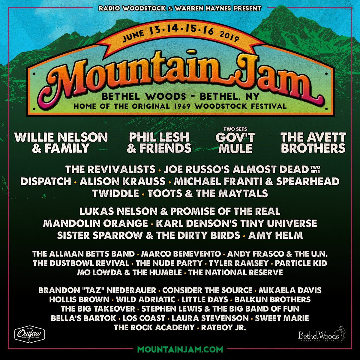 Mountain Jam Phil Lesh 2019 Lineup