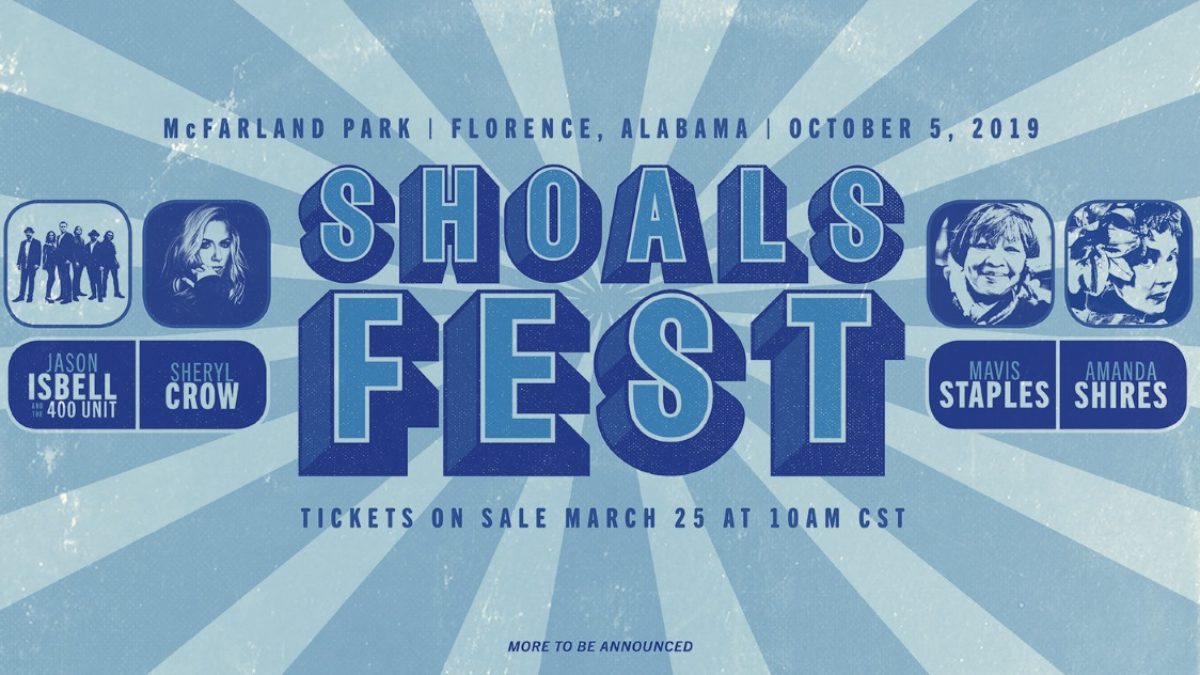 ShoalsFest 2019 Lineup: Jason Isbell, Mavis Staples, Sheryl Crow & More