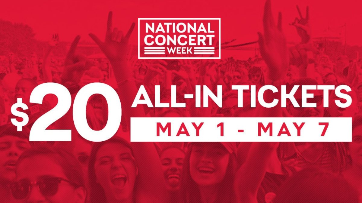 Live Nation Announces $20 Concert Ticket Sale