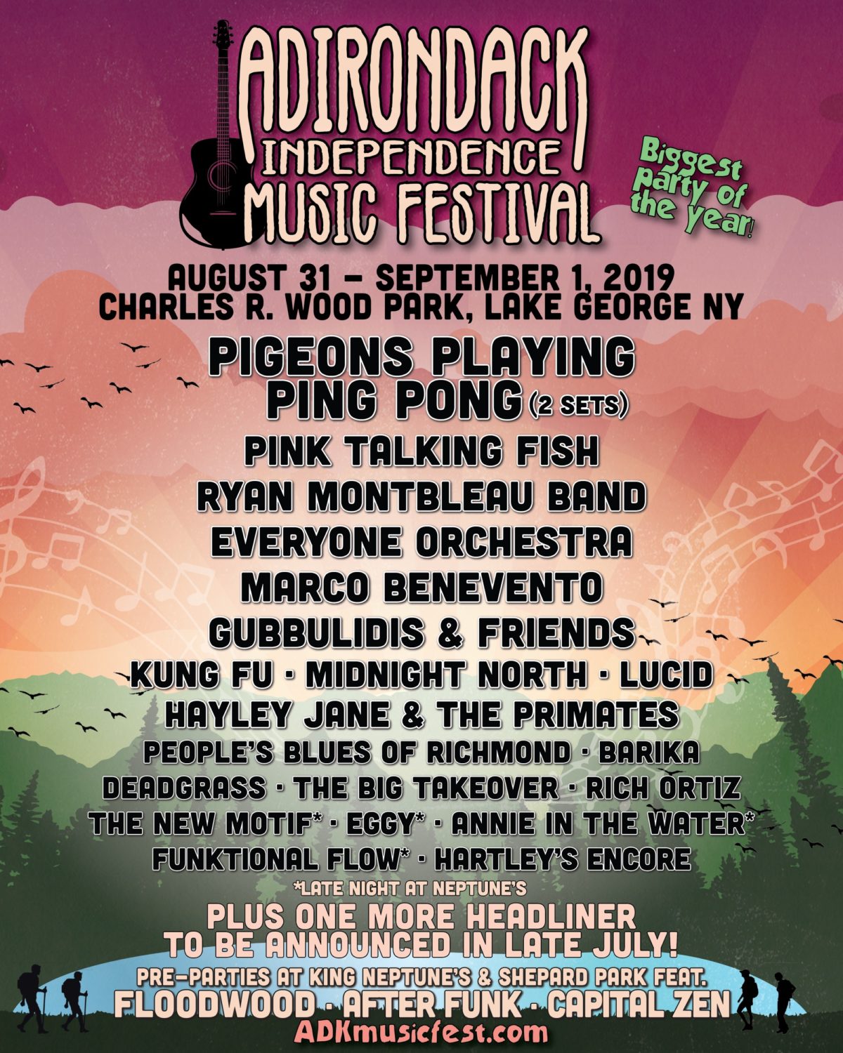Adirondack Independence Music Festival 2019 Lineup