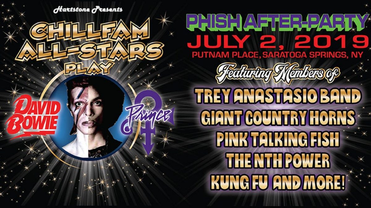 ChillFam All-Stars: Prince Bowie & Dead Sessions Announce Phish SPAC After-Parties