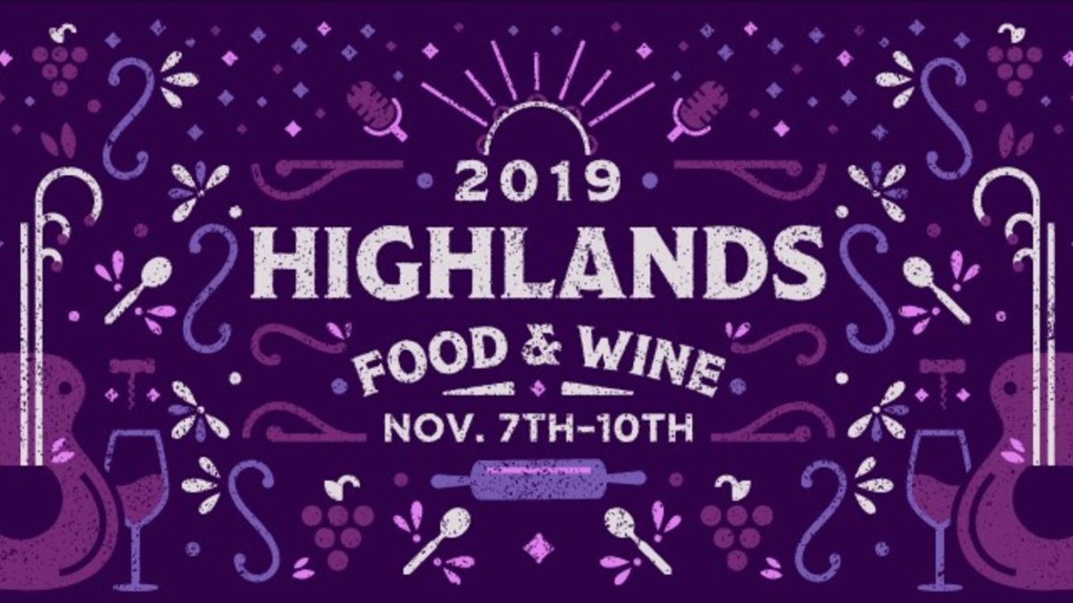 Highlands Food & Wine Festival Confirms Initial 2019 Lineup