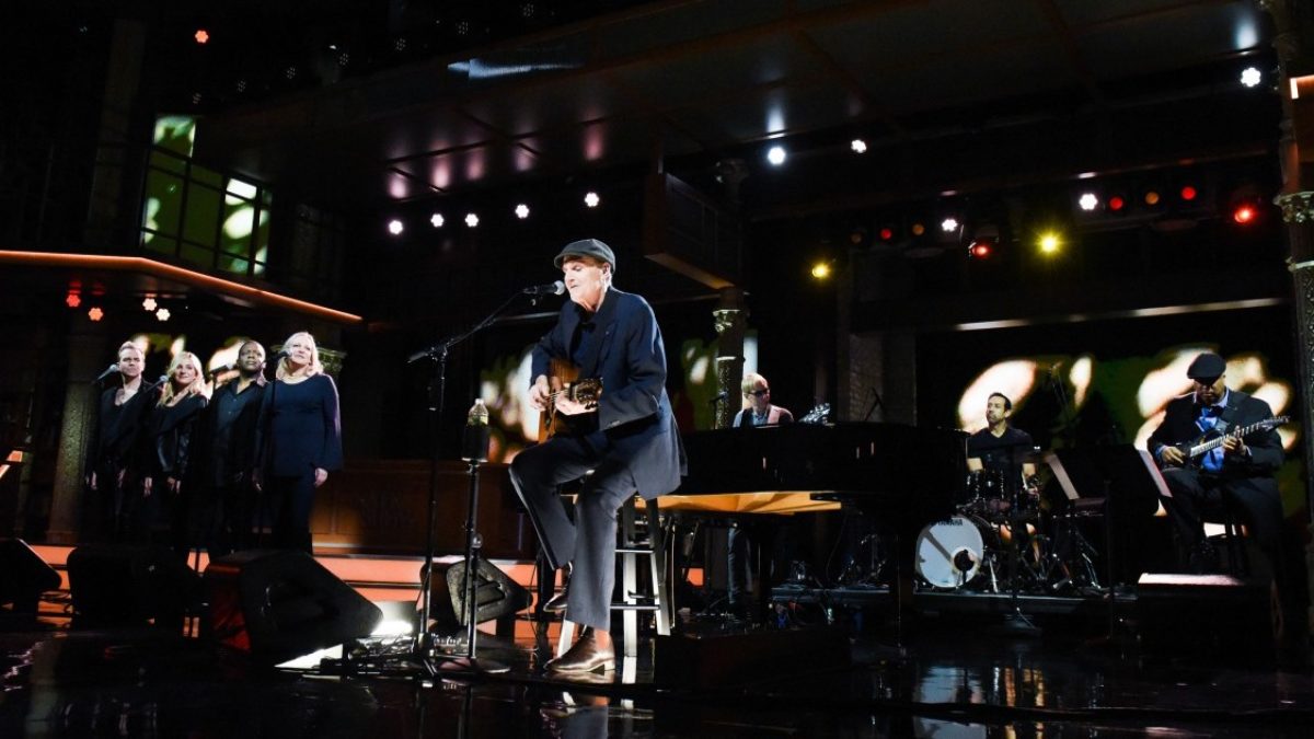 James Taylor Performs 'Carolina In My Mind' On 'The Late Show With Stephen Colbert'