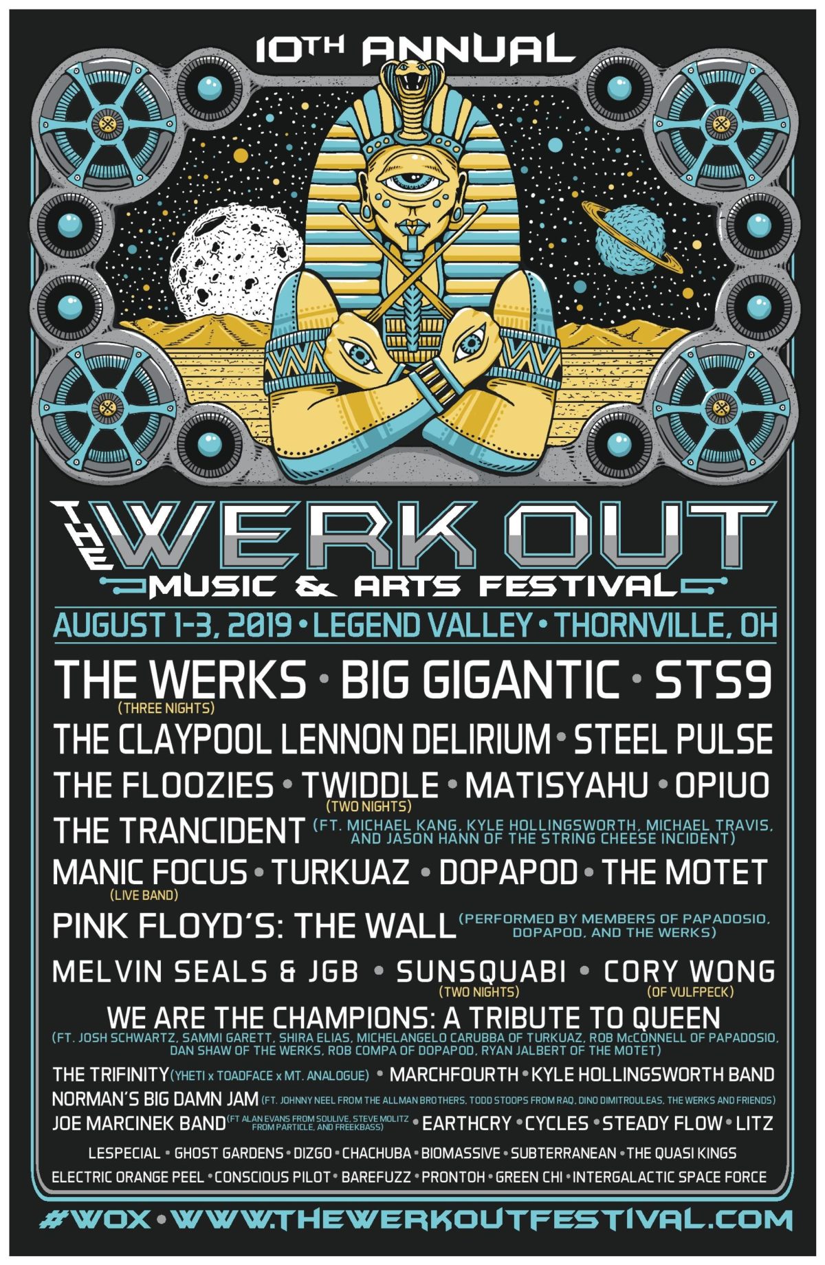 Werk Out 2019 Lineup Final
