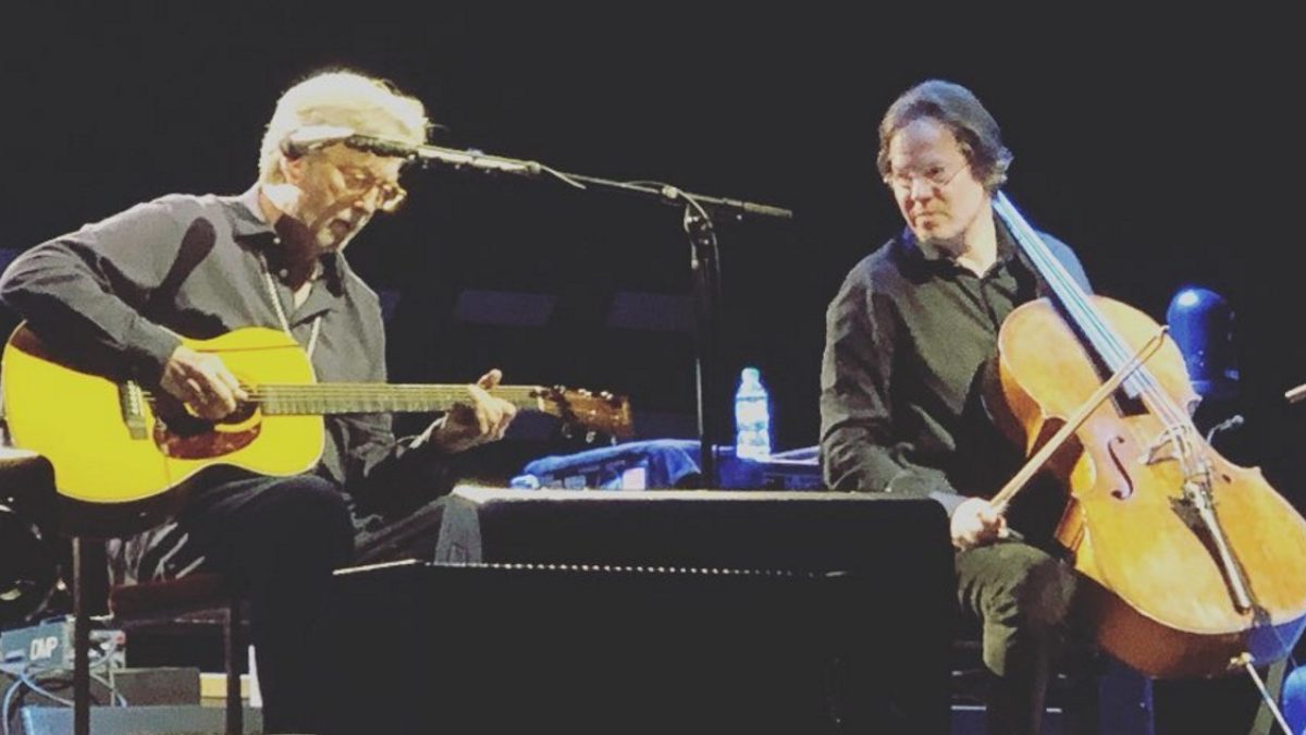 Eric Clapton Welcomes Jan Vogler In Dresden