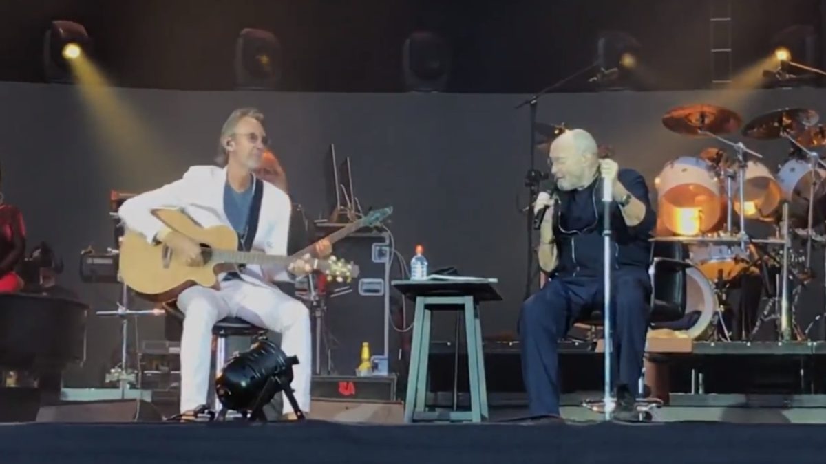 Genesis Band Mates Phil Collins & Mike Rutherford Reunite In Berlin