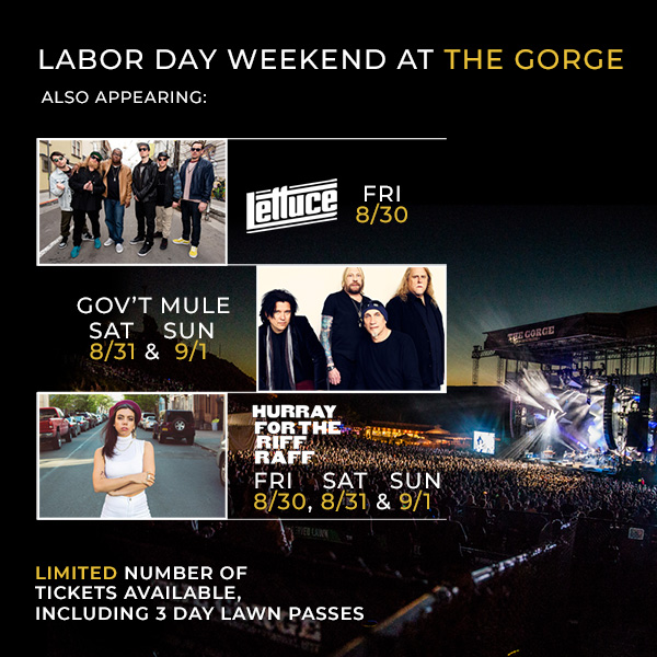 Dave Matthews Band Gorge 2019