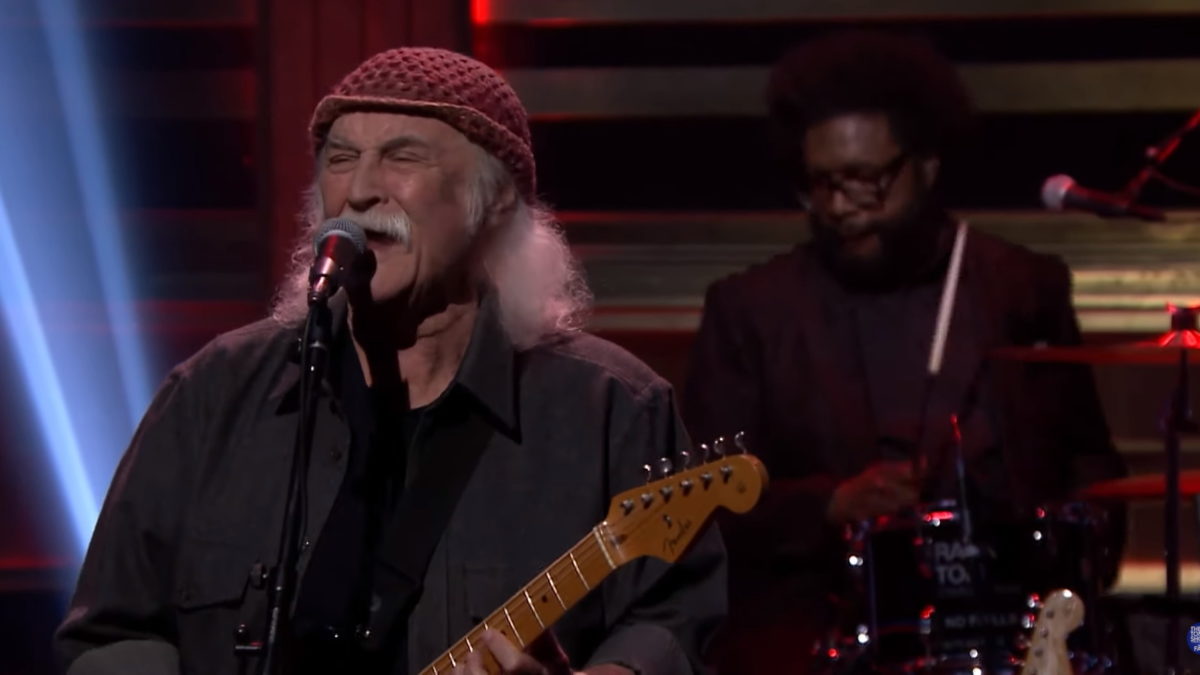 David Crosby Appears On ‘Fallon’