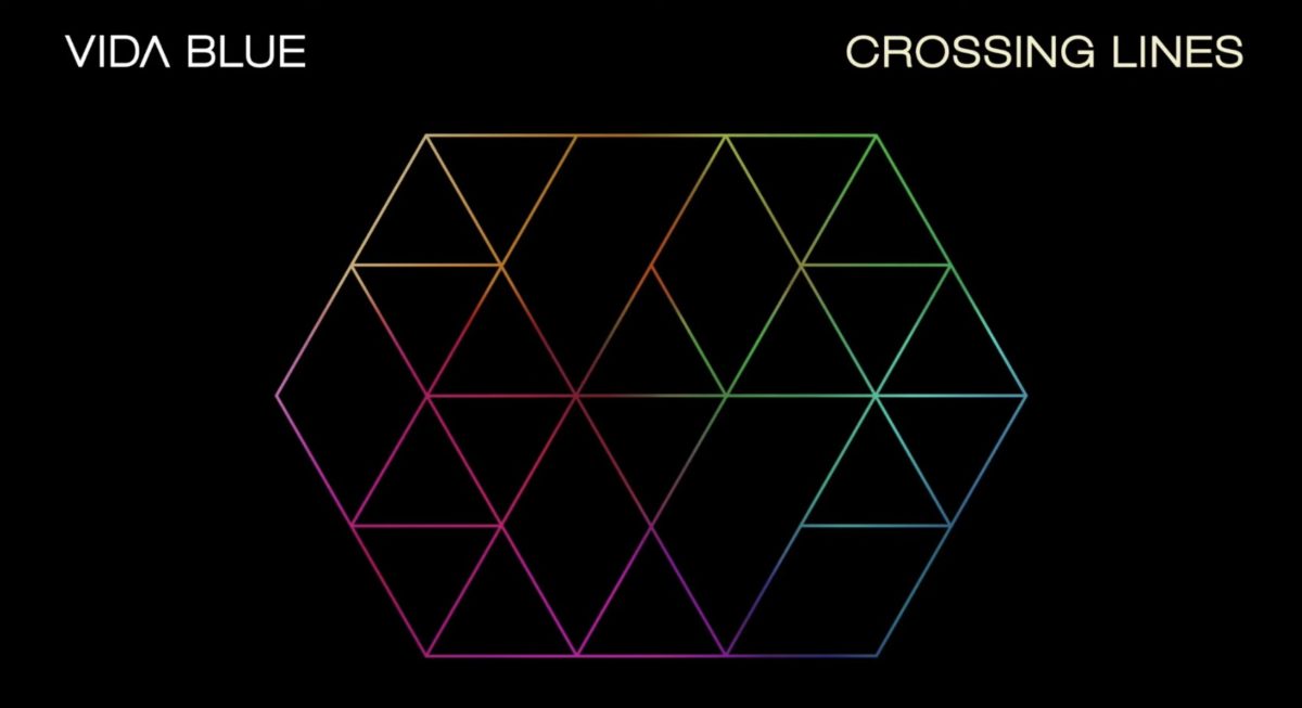 Vida Blue Crossing Lines