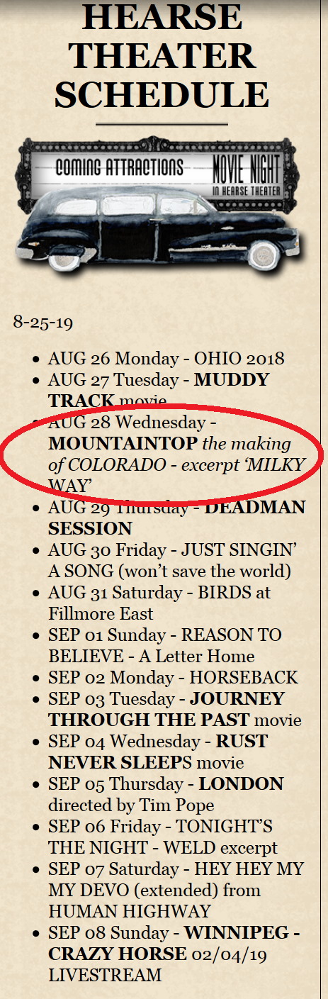 Hearse Theater Mountaintop