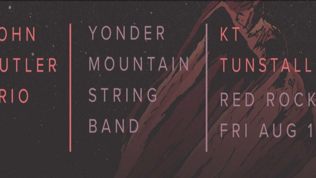 John Butler Trio, Yonder Mountain String Band & KT Tunstall Announce Red Rocks Live Stream