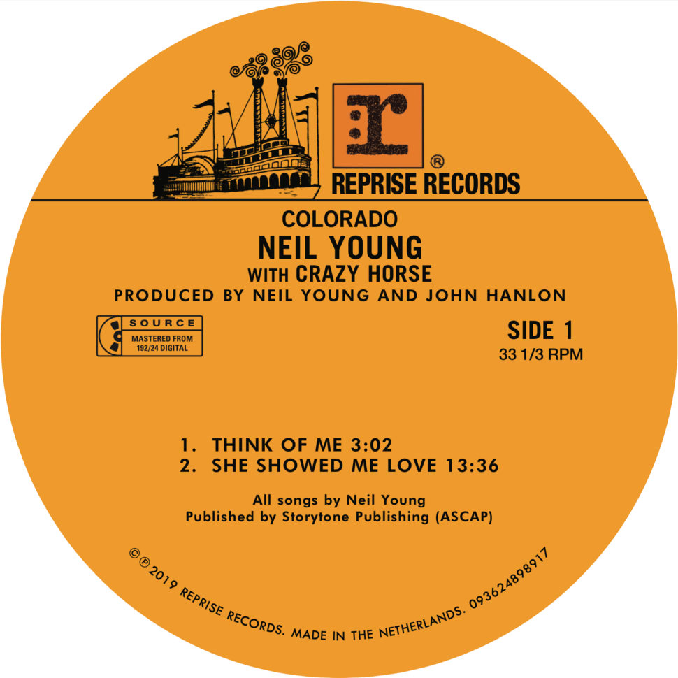 Neil Young Crazy Horse Colorado Album