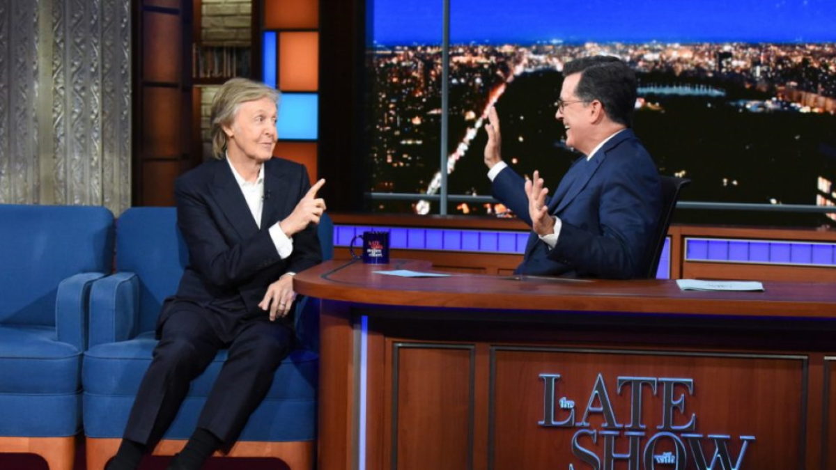 Paul McCartney Talks Beatles, BTS, Children's Book & More On 'Colbert'
