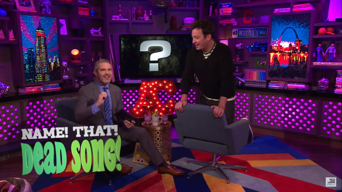 Jimmy Fallon & Andy Cohen Play ‘Name That Dead Song'