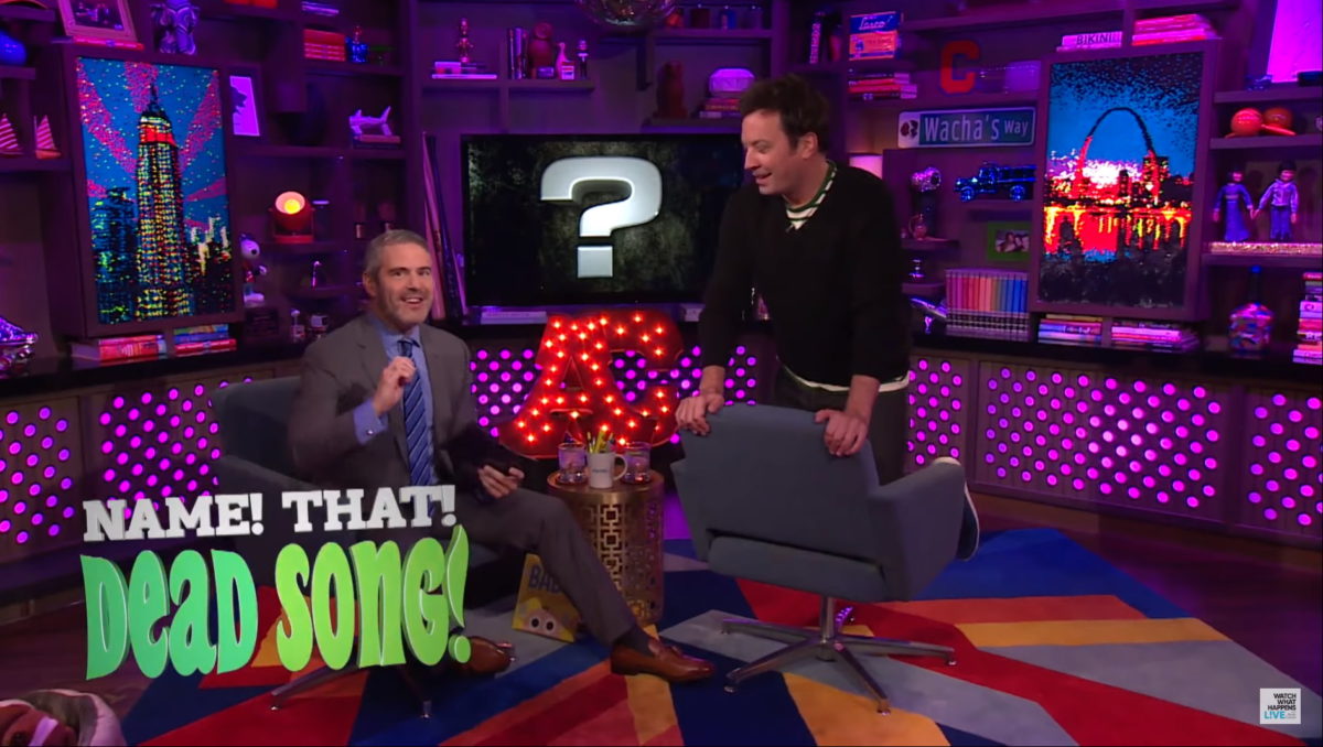 Andy Cohen Jimmy Fallon Name That Dead Song
