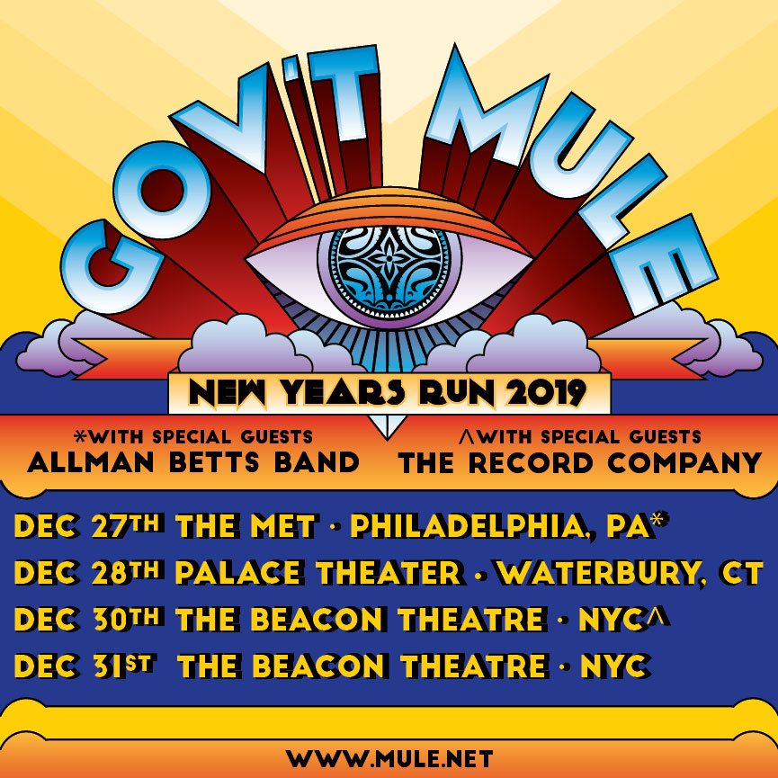 Govt Mule 2019 New Years Run