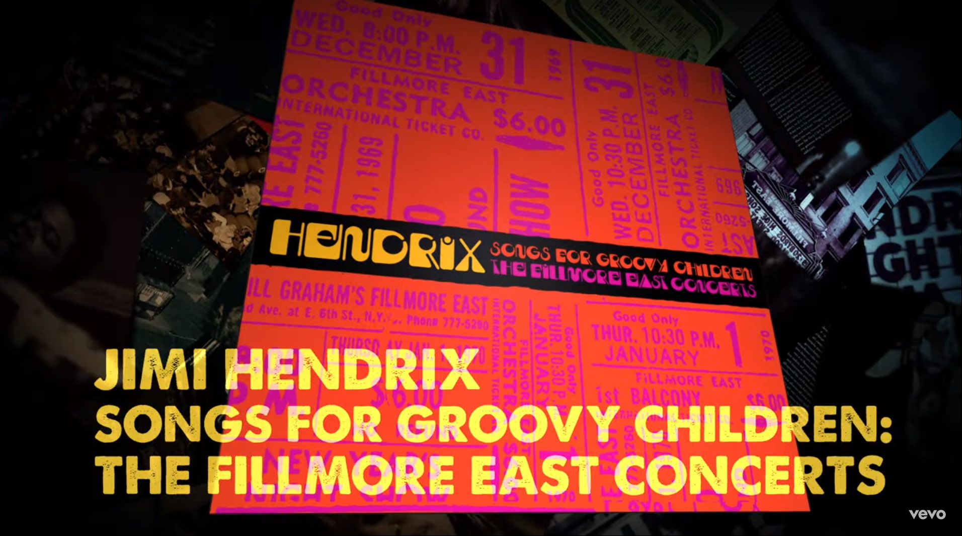 Jimi Hendrix 'Songs For Groovy Children: The Fillmore East