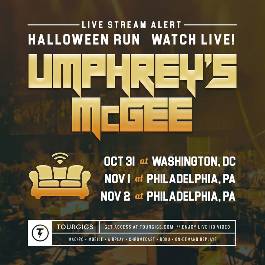 Umphreys McGee Halloween 2019 Live Stream