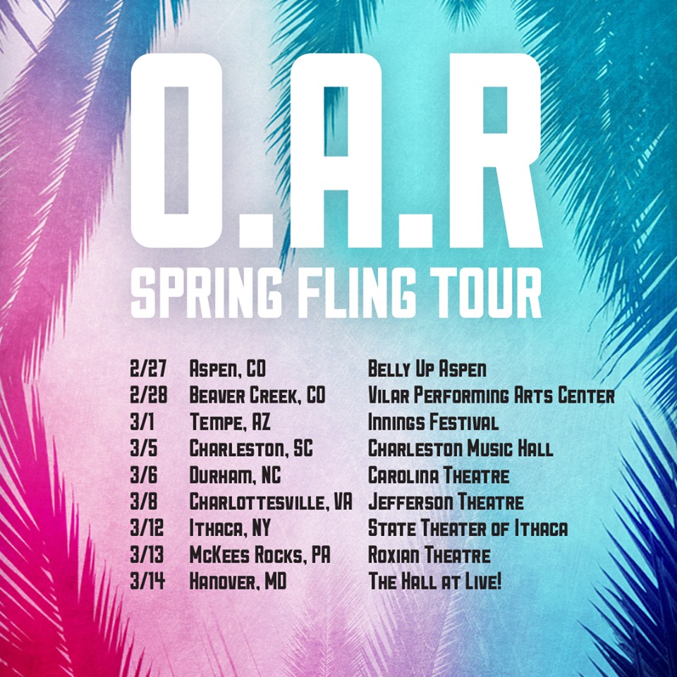 OAR Spring Fling Tour 2020