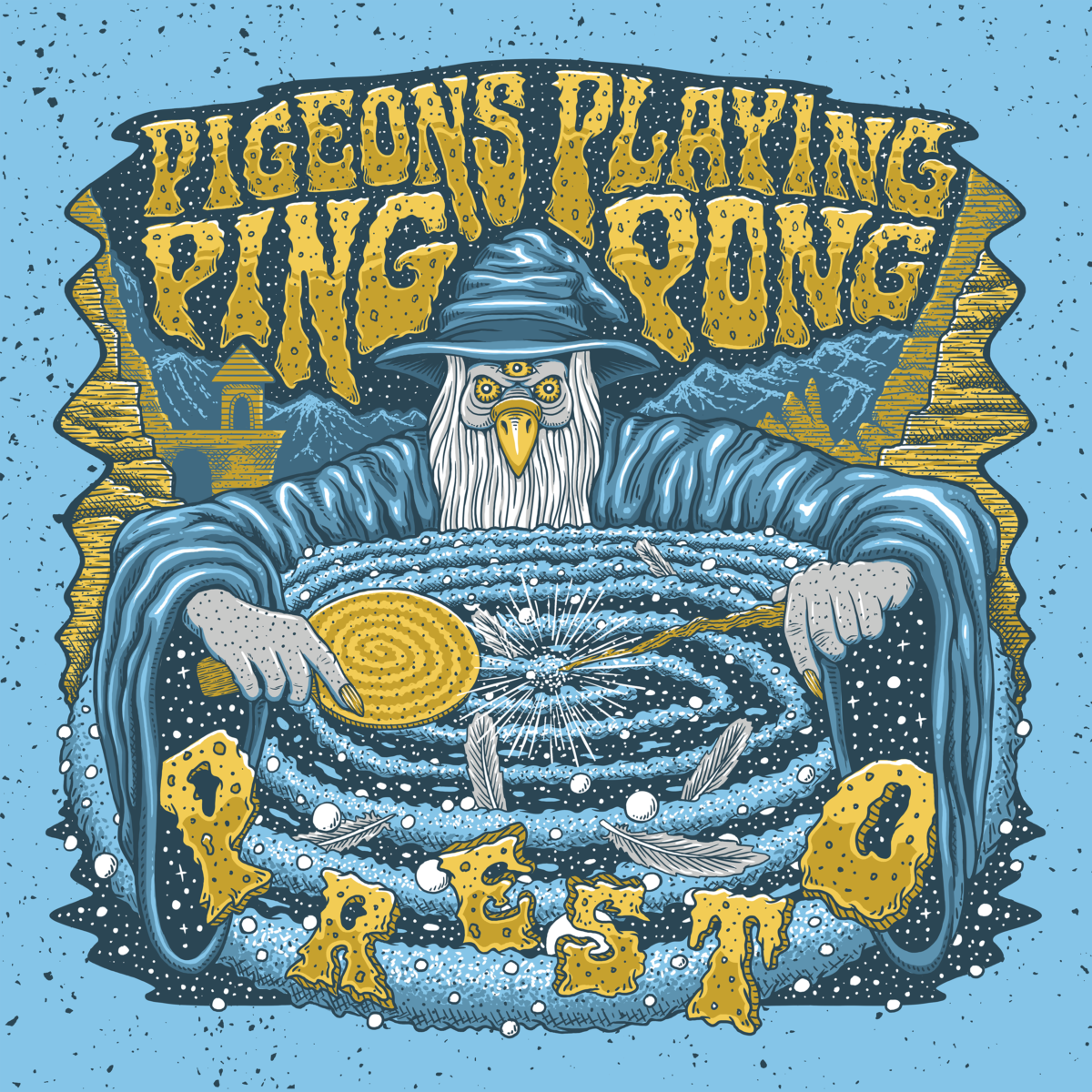 Pigeons Playing Ping Pong Presto Cover Art