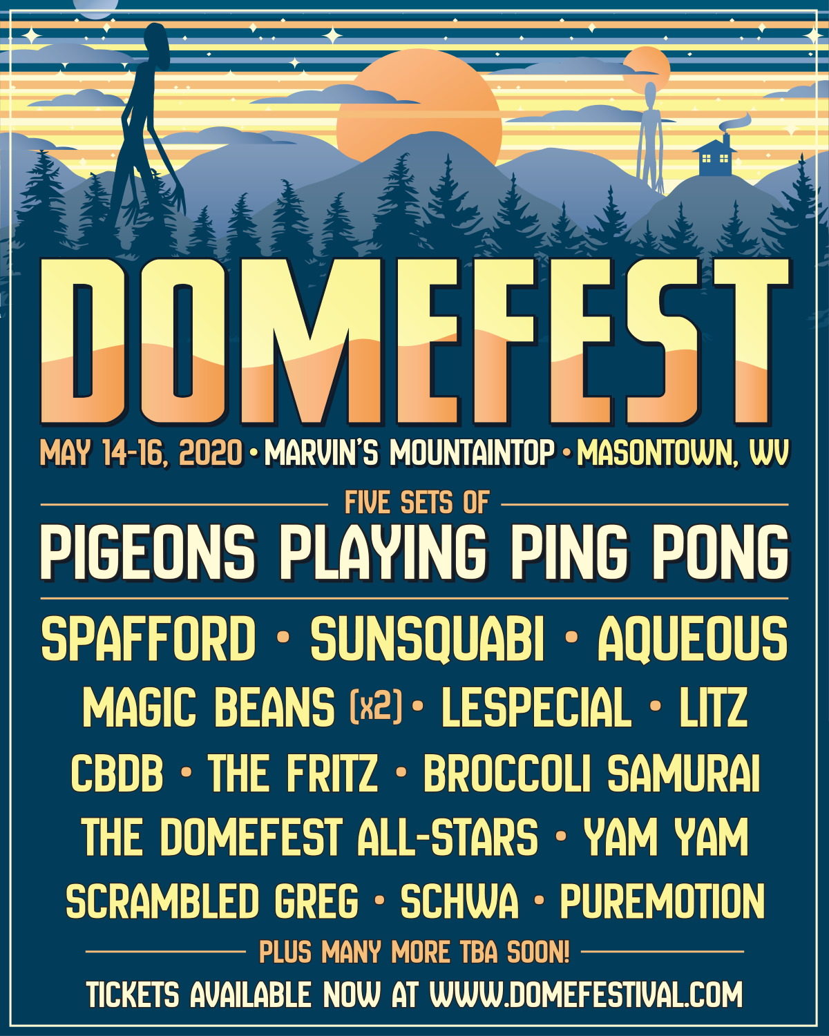 Domefest Lineup 2020 Initial