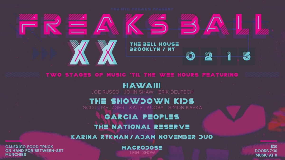 Freaks Ball XX Includes Debut Of Joe Russo’s Hawaiii Project & More