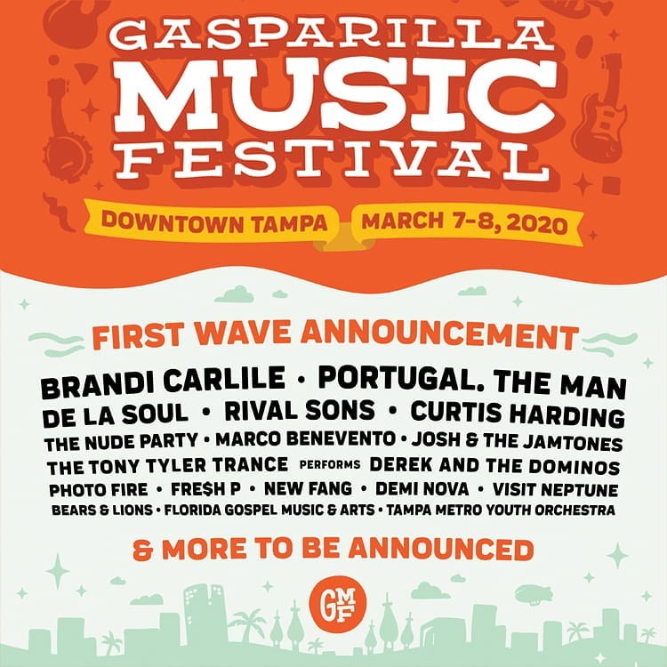 Gasparilla Music Festival Lineup 2020